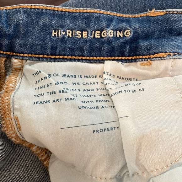 American Eagle High Rise Jegging Size 8 - Picture 4 of 5